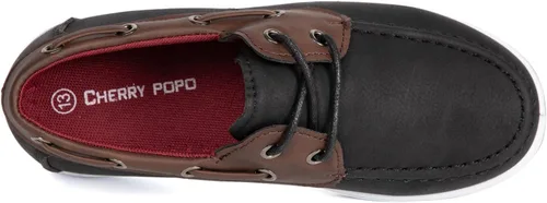 Vista 4 de Boys Loafers Kids Casual Boat Shoes School Boys Dress Shoes