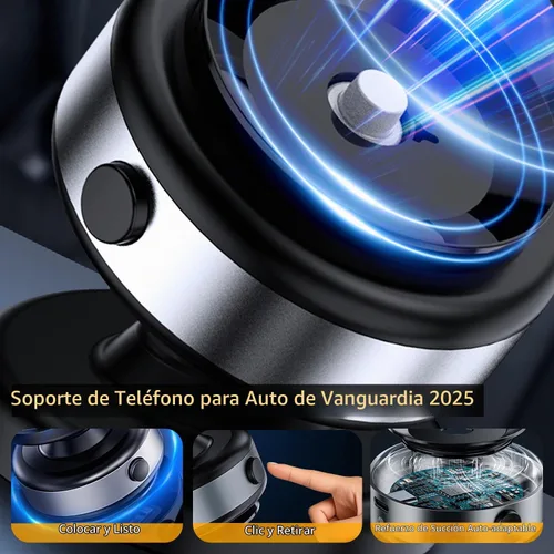 Vista 2 de Soporte de teléfono eléctrico con ventosa para coche/espejo