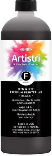 Vista 15 de Artistri® Serie F DTG y DTF Tinta - Negro - 8 oz