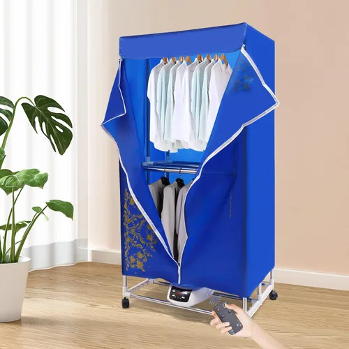 Vista 3 de Secadora de ropa, secadora de viaje, secadora de ropa eléctrica con controlador de temperatura, secadora plegable portátil para el hogar dormitorio