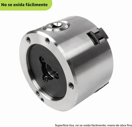 Vista 7 de RATTMMOTOR - Portabrocas de torno de 76 mm de 4 mandíbulas autocentrante de 3" K12-80mm, 6600R/Min 40N.m 10KN, Portabrocas de torno de precisión