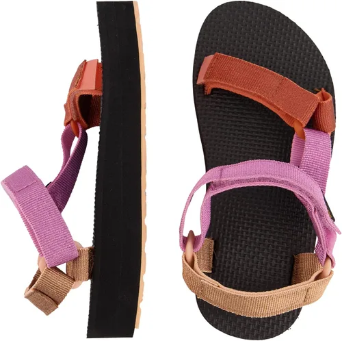 Vista 5 de Teva Sandalia metálica universal de forma media unisex para niños, Metálico