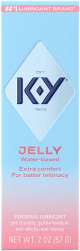 Vista 9 de K-Y Jelly Classic Fórmula a base de agua amigable con el cuerpo, 4 onzas líquidas, lubricante personal para sexo más húmedo para hombres, mujeres