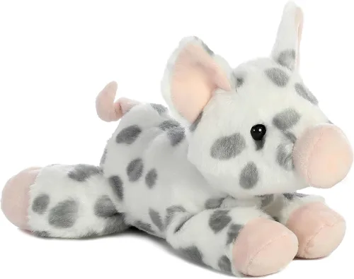 Vista 67 de Aurora® Adorable Mini Flopsie™ Mei Mei™ Animal de peluche, facilidad juguetona, compañeros atemporales, color blanco, 8 pulgadas