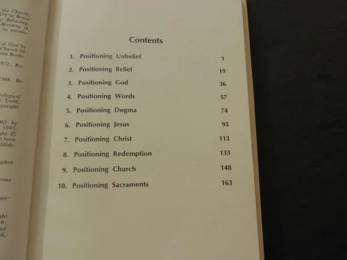 Vista 4 de Positioning Belief In The Mid Seventies hc William J Bausch 1975