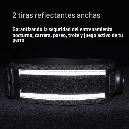 Vista 5 de Collar táctico para perro con soporte Airtag para perros medianos, collar negro de 2 pulgadas de ancho Gift 3 Patches, Military Heavy Duty Dog