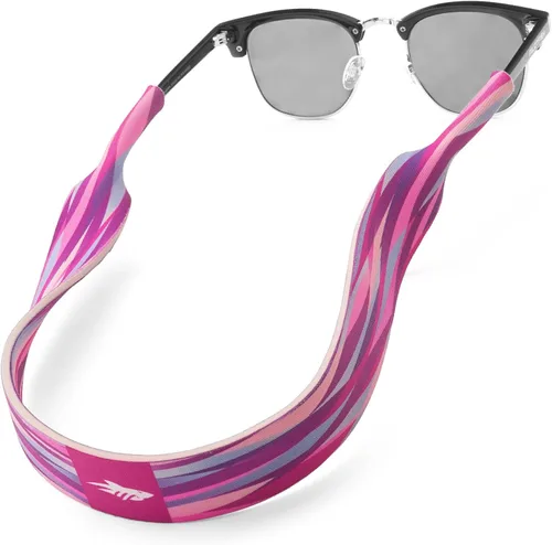 Vista 8 de Pilotfish Correa de neopreno para lentes de sol, retenedor de gafas de neopreno, cordón flotante seguro para lentes de sol con extremos Azteca