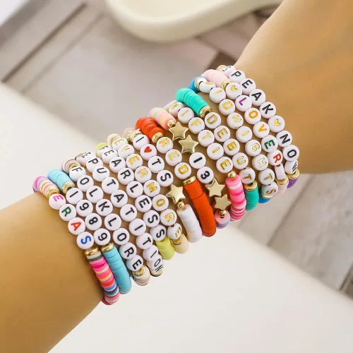 Vista 2 de RINTOLER Taylor - Pulseras de la amistad Lover Eras Tour 1989, pulsera de reputación para Eras Music, juego de 11 pulseras inspiradas en álbumes