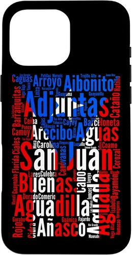 Vista 19 de Funda para iPhone 17, diseño de ciudades puertorriqueñas, bandera de Puerto Rico, Boricua