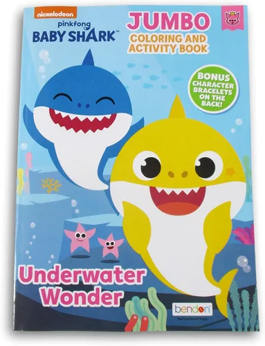 Vista 6 de Coloring Books Pinkfong Baby Shark - Libro jumbo (80 páginas)