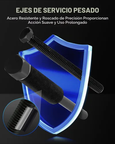 Vista 6 de Orion Motor Tech - Juego de herramientas de extracción e instalación de polea de bomba de dirección asistida, herramientas de extracción e Azul