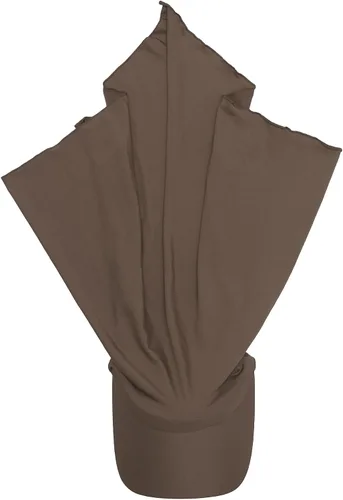 Vista 6 de ZLYC Gorro de quimioterapia de verano para mujer marrón (Plain Brown)
