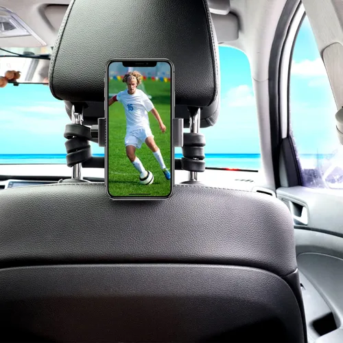 Vista 2 de Mippko Soporte flexible portátil para teléfono celular para caminadora/cochecito/elíptica/coche/bicicleta/carrito de compras, compatible