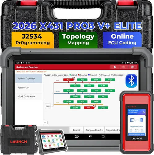 Vista 10 de Launch X431 PRO3 V+ Elite SmartlinkC Herramienta de escaneo bidireccional