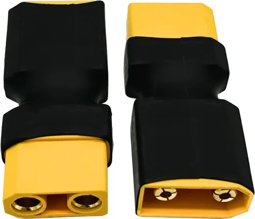 Vista 6 de EC5 macho a EC5 conector hembra sin adaptador de cable, adaptador de conector EC5 para RC FPV Car Plane Drone LiPo batería EC5 conversión de puerto