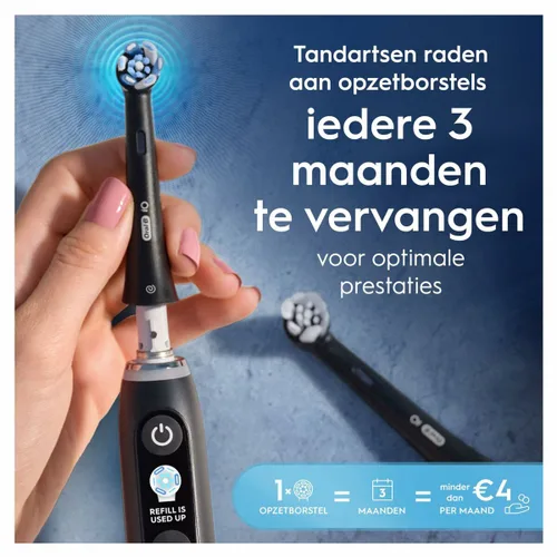 Vista 6 de Cabezal de Recambio Oral-B iO Ultimate Clean Negro