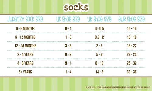Vista 3 de juDanzy Baby, Toddler & Kids Knee High Stripe Tube Socks For Boys & Girls With Grips