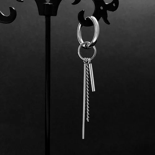 Vista 4 de Mshion Stud Stainless Steel Earrings for Womens Mens Holiday Gifts
