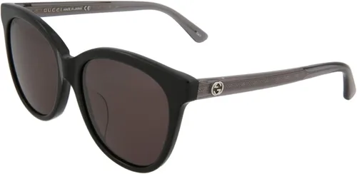 Vista 2 de Gucci Gafas de sol cuadradas negras brillantes GG0081SK-30001052-002