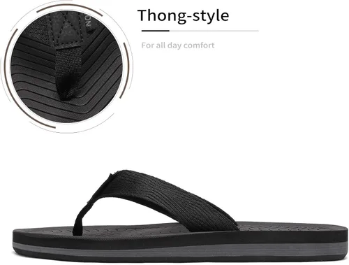 Vista 3 de NORTIV 8 Chanclas para hombre, cómodas y ligeras, zapatos de playa