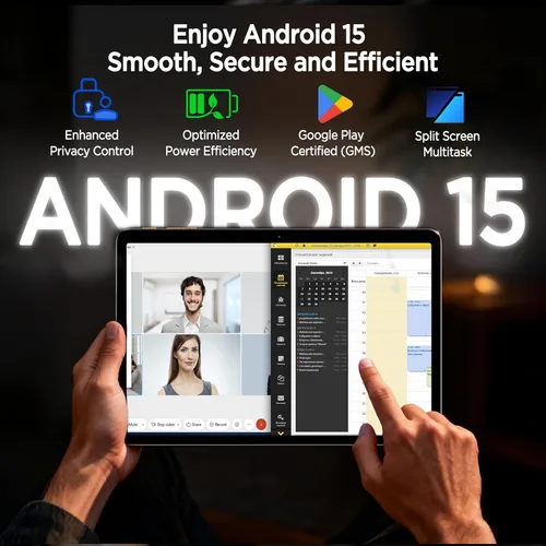 Vista 3 de Callsky-Tab Tablet de 10 pulgadas, tableta Android de 10 pulgadas, tableta Android 15, 12 GB de RAM+128 GB ROM