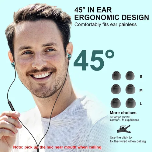 Vista 5 de Auriculares USB C con cable para Samsung S26 Ultra S25 FE S23 A17 A16 A36 A37 A57 con aislamiento de ruido intrauditivo tipo C con micrófono