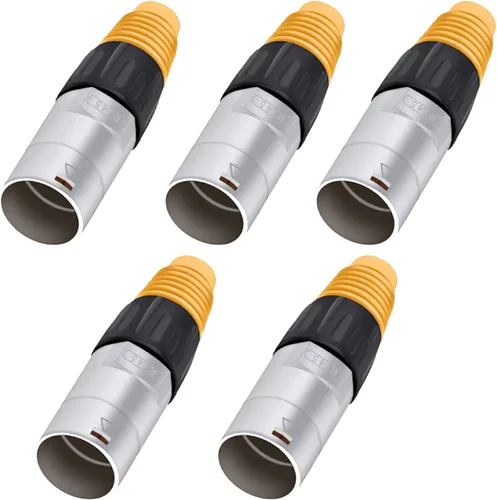 Vista 7 de PENGLIN Acoplador de montaje en panel RJ45, conector de panel RJ45 tipo D, CAT6/5E/CAT5 hembra a hembra, enchufe de paso de red LAN con tapa