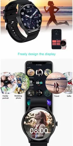 Vista 5 de JK103 SmartWatch TFT Display Sports Bracelet Reloj despertador