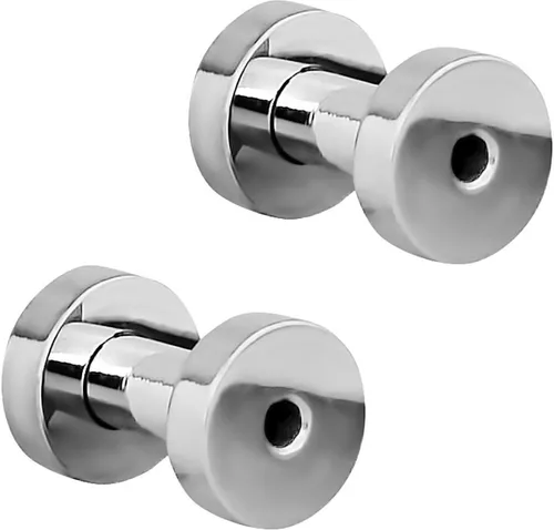 Vista 11 de Aretes expansores de oreja a rosca, de acero inoxidable, de 0.04" a 0.63", se venden por par.