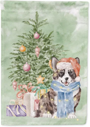 Vista 43 de Caroline's Treasures CK8213GF Bulldog Inglés #2 Regalos de Navidad y árbol de jardín Bandera de buzón Bandera decorativa para patio exterior, patio