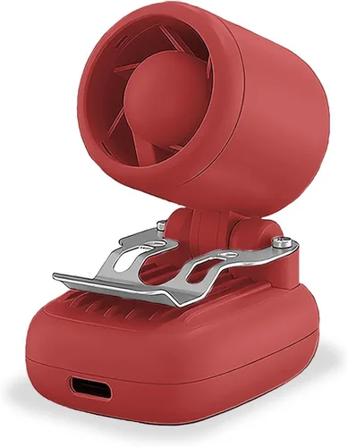 Vista 27 de Ventilador portátil con clip, ventilador personal mini ventilador Paquete de 1 (A-naranja)
