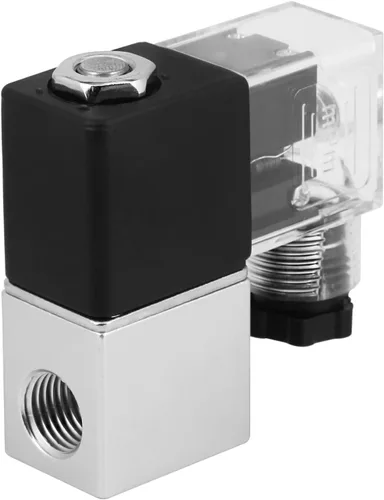 Vista 2 de Electroválvula eléctrica 12V DC 1/4" NPT válvula de aire normalmente cerrada