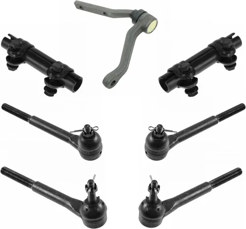 Vista 324 de TRQ Kit de dirección delantera con barra de acoplamiento de fuelle de piñón y cremallera compatible con Toyota Echo 2000-2005