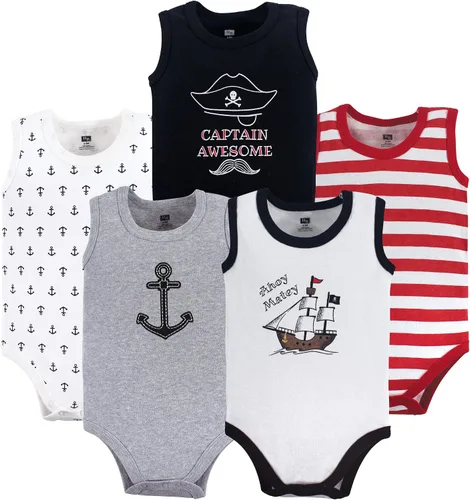 Vista 45 de Hudson Baby Mamelucos sin mangas unisex de algodón para bebé Béisbol