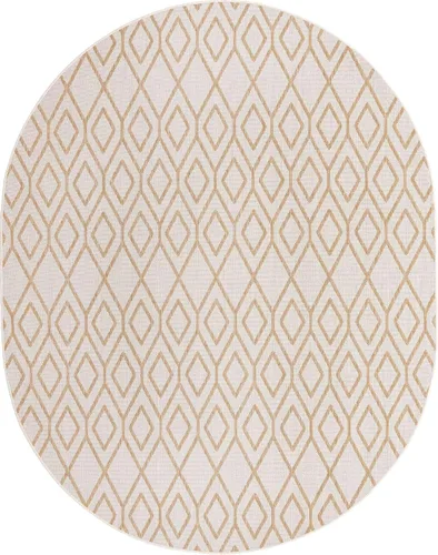 Vista 73 de Jill Zarin Outdoor Collection - Alfombra de área - Turcas y Caicos (2' 2" x 3' 1" Rectángulo Beige/Marrón)