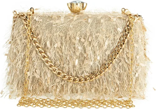 Vista 3 de YYW Bolso de mano para mujer, lindo bolso de mano con asa superior, bolsa de noche, bolsa cruzada, bolsa de hombro para boda, fiesta, baile