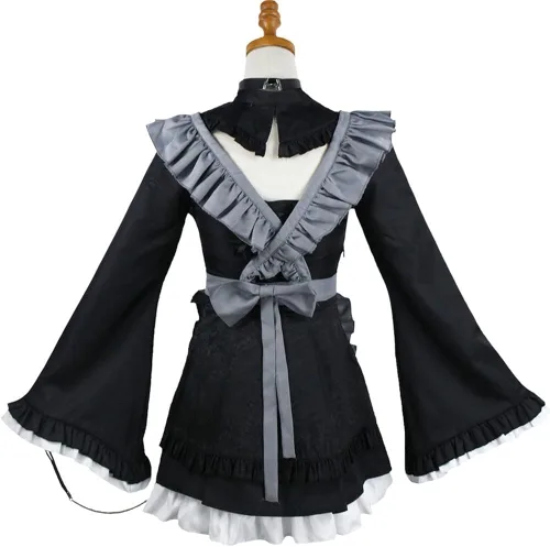 Vista 3 de Hxbutwdh My Dress Up Darling - Disfraz de Marin Kitagawa vestido de sirvienta disfraz de Lolita de Halloween