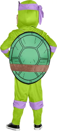 Vista 2 de InSpirit Designs Disfraz de Donatello de Tortugas Ninja Mutantes Adolescentes para Niños, Multicolor