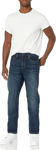 Vista 4 de Tienda Essentials Men's Straight-Fit Stretch Jean