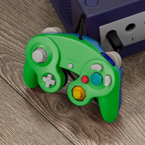 Vista 6 de Cirka Wired Controller for WiiGameCube (GreenBlue) - GameCube