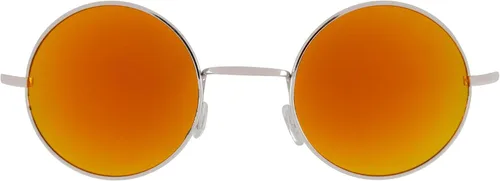 Vista 17 de OWL Gafas de sol redondas con marco de metal, círculo, retro, hippie, protección UV400 Lente verde-transparente de 2 tonos / dorado