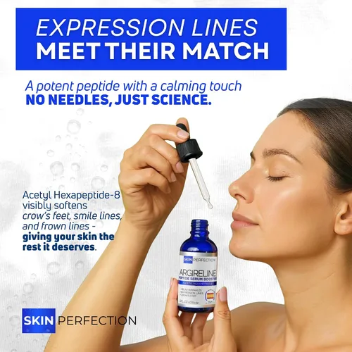 Vista 2 de Skin Perfection Argireline Solución de péptidos de suero acetil hexapéptido-8 Diy suero antienvejecimiento Argireline Booster Reducción de arrugas