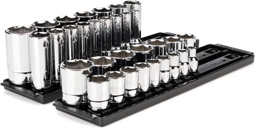 Vista 15 de TEKTON - Juego de dados de 1/2 pulgada con engrane de 6 puntos, 10 piezas (15/16-1-1/2”), SHD92109