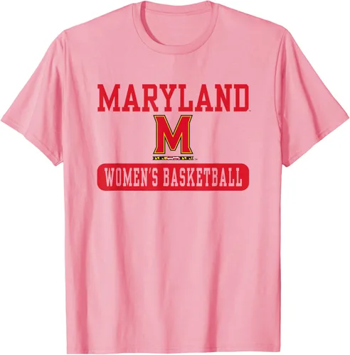 Vista 10 de Maryland Terrapins - Camiseta de baloncesto para mujer con licencia oficial, Blanco
