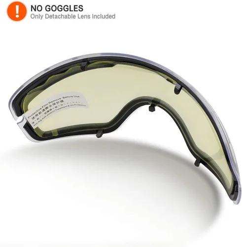 Vista 3 de ZIONOR Ski Goggles Lens, XMINI 100% OTG Snow Goggles Detachable Lens for Youth Kids