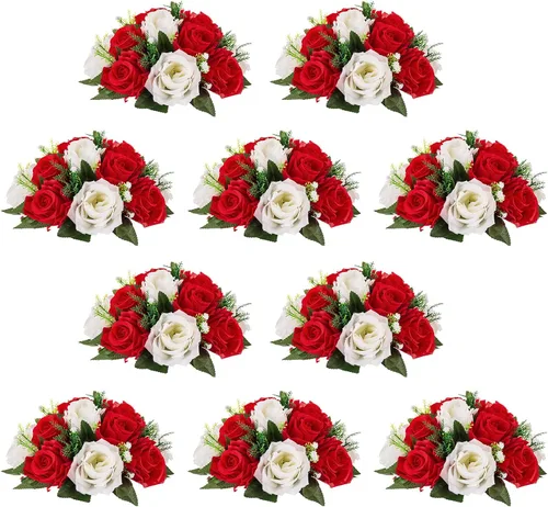 Vista 69 de NUPTIO Rosas Artificiales Negras Flores: Ramo de Flores Falsas Decoraciones de Halloween - 15 Cabezas Centros de Mesa de Rosas Artificiales con Base