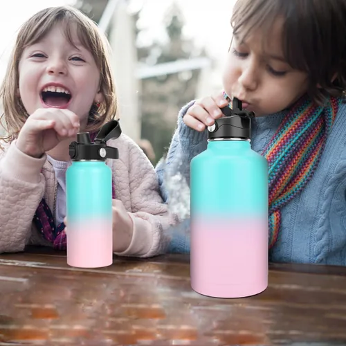 Vista 8 de SYACOT Tapa de boquilla automática para botellas de agua de boca ancha Hydro Flask, tapa de boquilla superior de repuesto para HydroFlask de boca