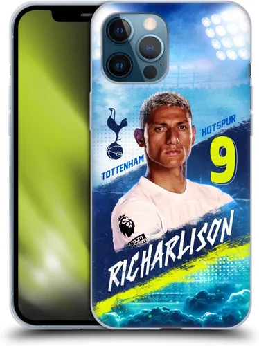 Vista 17 de Head Case Designs Officially Licensed Tottenham Hotspur F.C. Cristian Romero 2023/24 First Team Gel Case [Military Grade] Compatible with Apple
