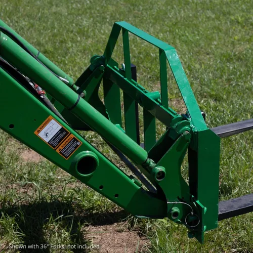 Vista 8 de Titan Attachments Accesorio de marco de horquilla de 46 pulgadas, velocidad de 4,500 libras, se adapta a cargadores John Deere