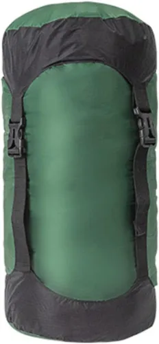 Vista 9 de Saco de compresión de nailon para saco de dormir, organizador de bolsas ligeras para camping, mochilero, senderismo Azul